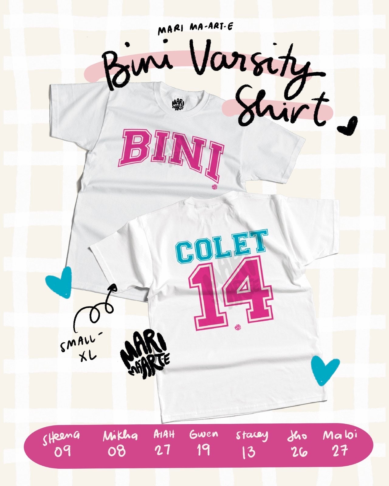 BLOOM - BINI VARSITY SHIRT