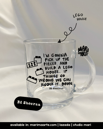 ED SHEERAN GLASS MUG