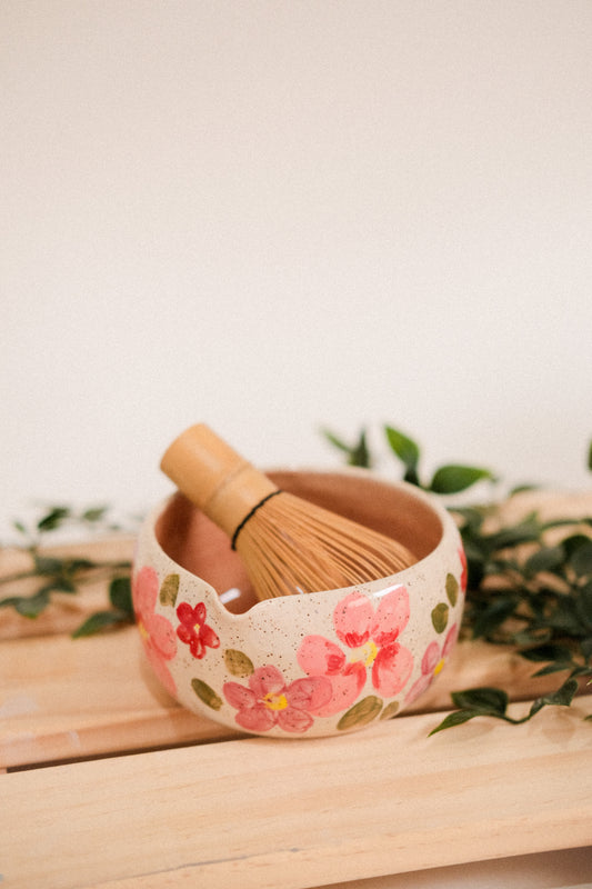 MARI POTTERI WILDFLOWER CLASSIC MATCHA BOWL