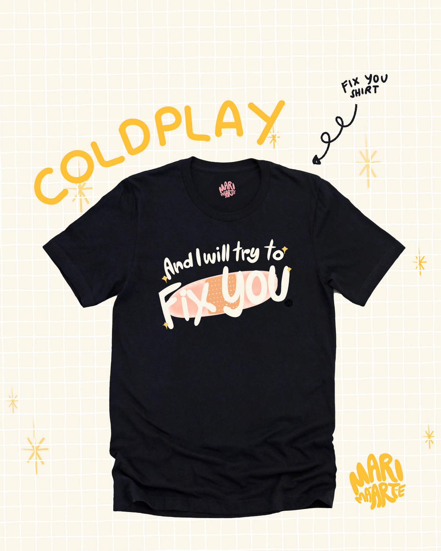 COLDPLAY FIX YOU SHIRT