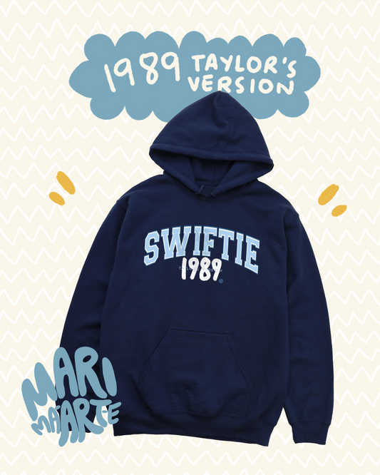 SWIFTIE 1989 TV DROP 2 VARSITY HOODIE (NAVY BLUE)