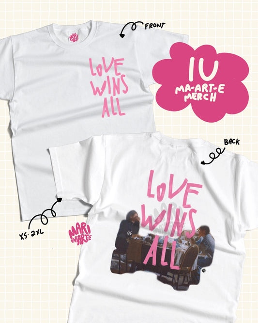 IU MERCH LOVE WINS ALL SHIRT