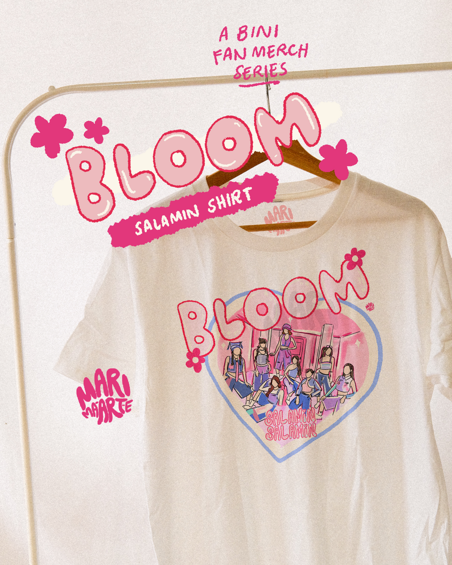 BLOOM LYRICS BINI SHIRT