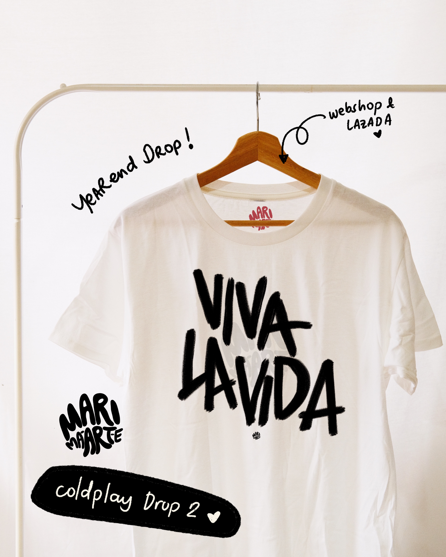 COLDPLAY VIVA LA VIDA SHIRT