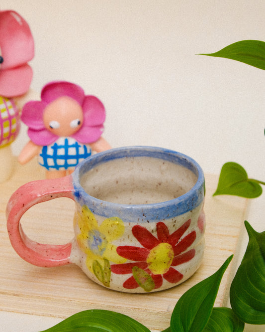 MARI POTTERI OCT BLOOM - BLUE GARDEN MUG