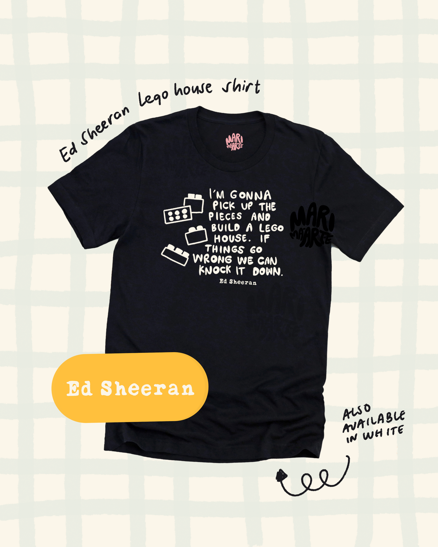 ED SHEERAN LEGO HOUSE SHIRT