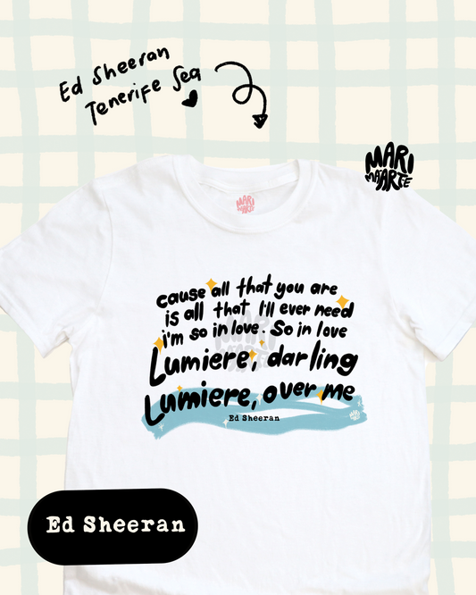 ED SHEERAN TENERIFE SEA SHIRT