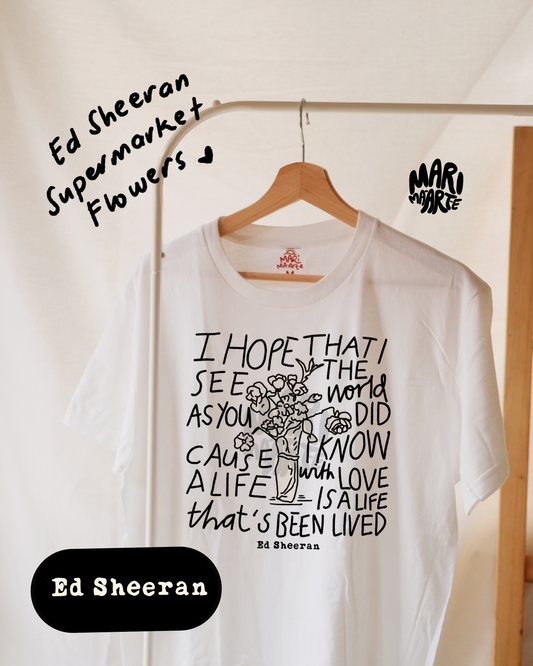 ED SHEERAN SUPERMARKET FLOWERS SHIRT