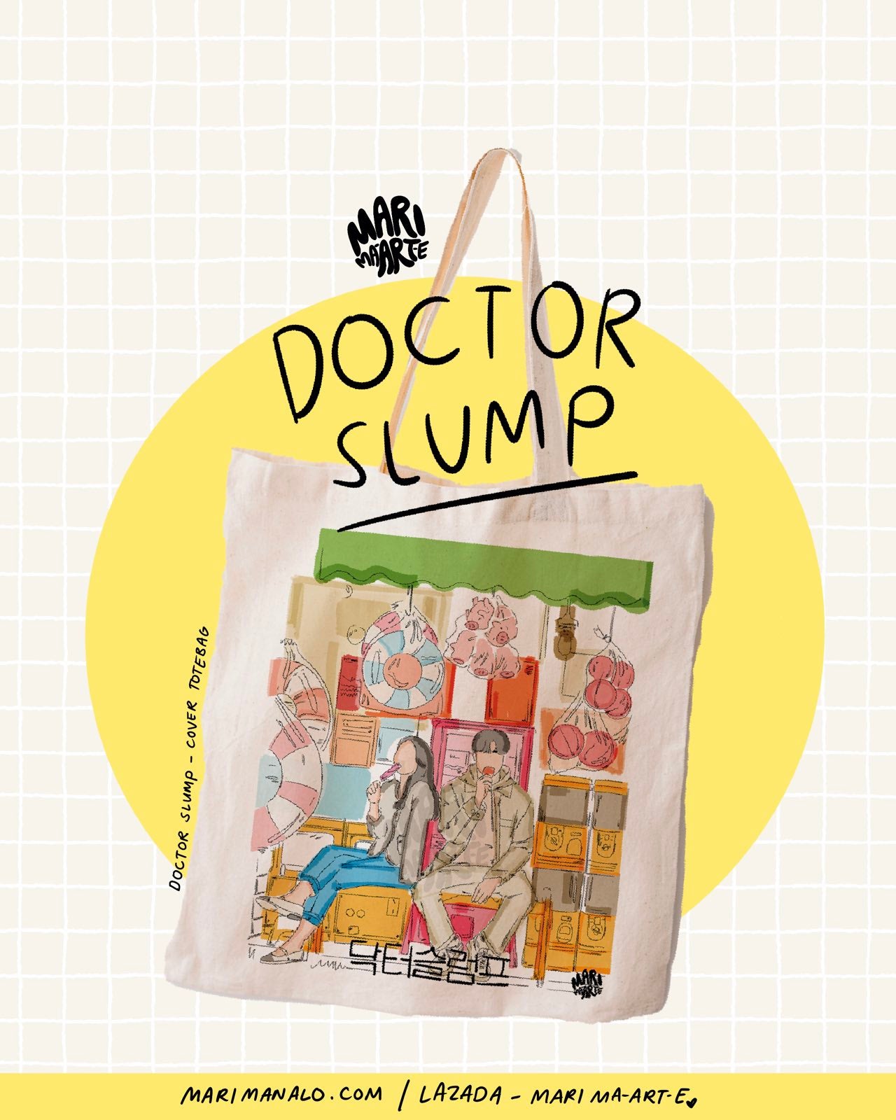 DOCTOR SLUMP COVER TOTEBAG