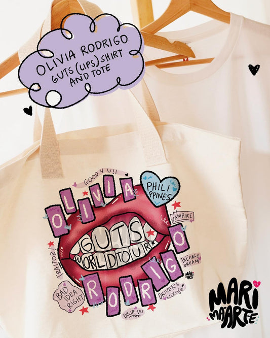 OLIVIA RODRIGO GUTS (LIPS) TOTE