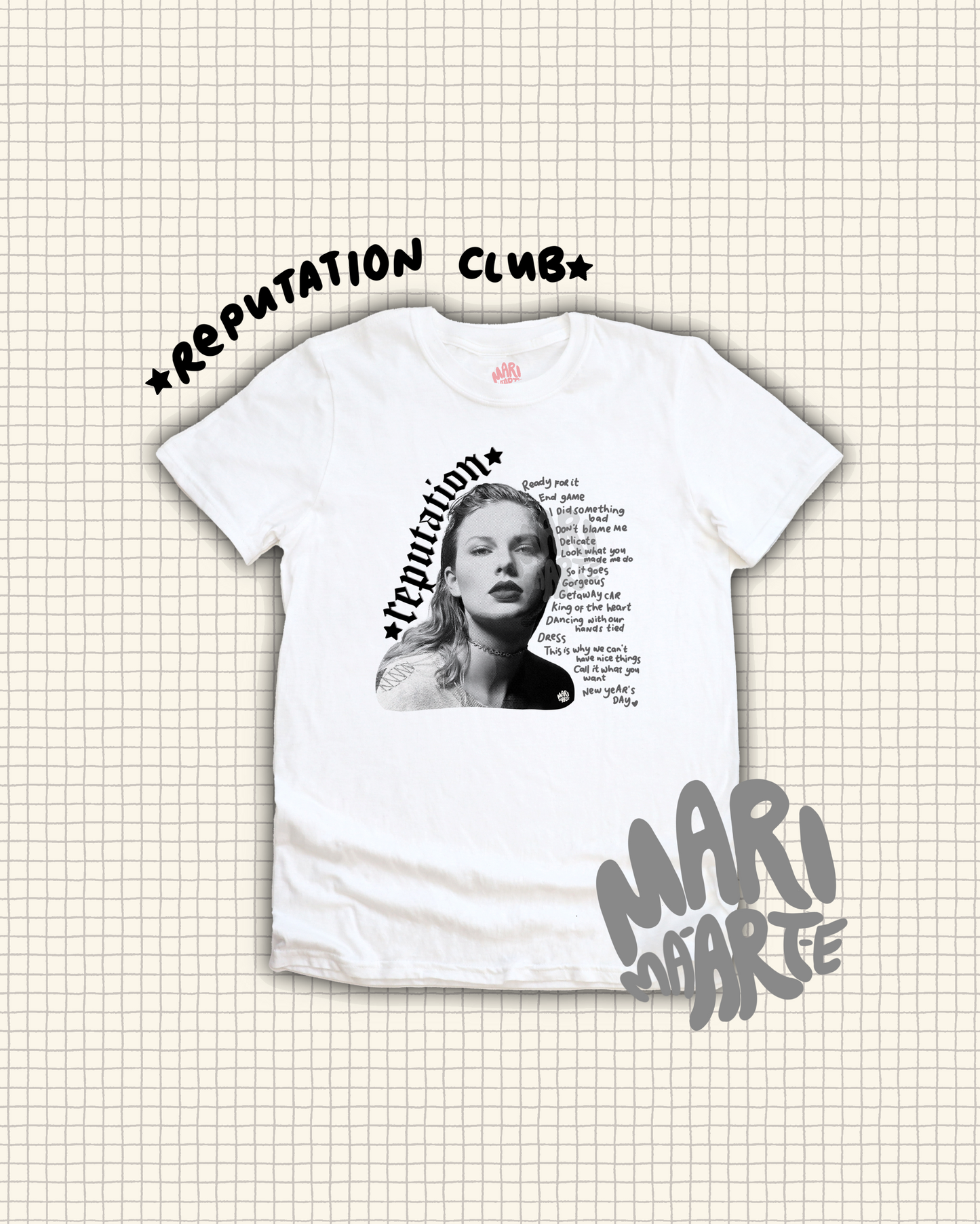 SWIFTIE REPUTATION PORTRAIT SHIRT