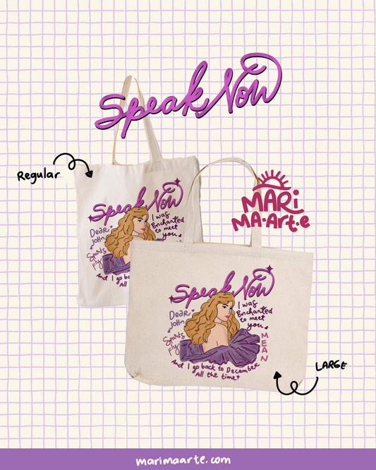 SWIFTIE SPEAK NOW TOTE BAG