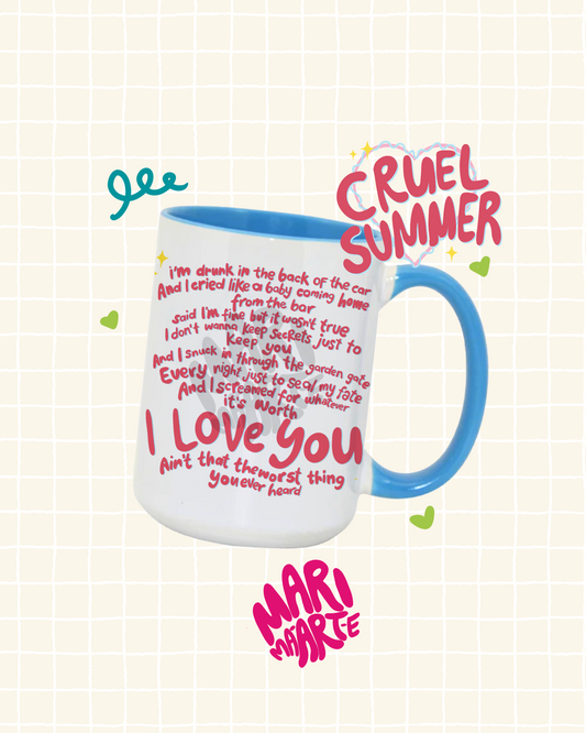 SWIFTIE CRUEL SUMMER MUG