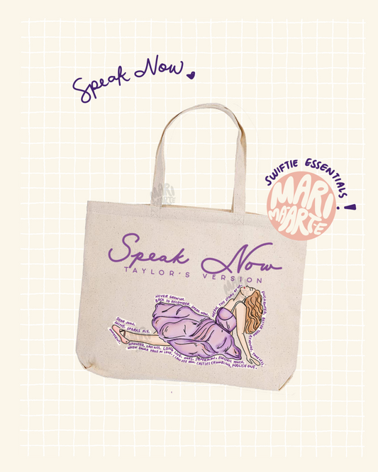 SWIFTIE SPEAK NOW TAYLOR’S VERSION TOTE BAG