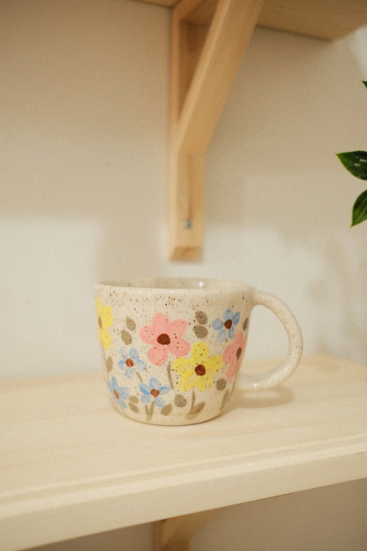 MARI POTTERI COL 6 CLOUD FLORAL MUG