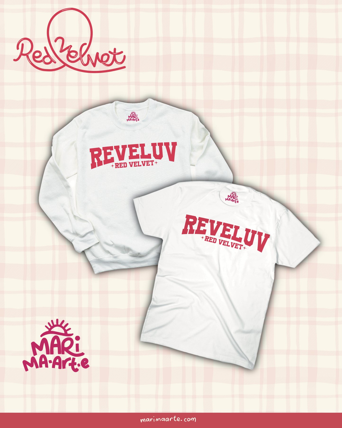 RED VELVET REVELUV SHIRT and PULLOVER