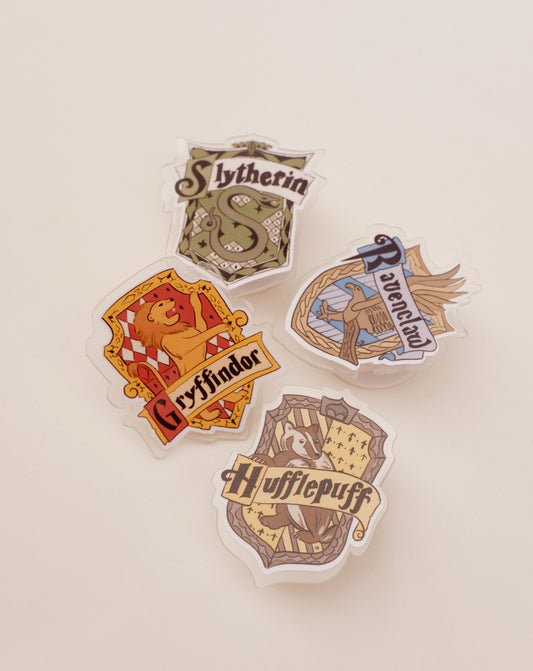 HOGWARTS HOUSE ACRYLIC FUN GRIPS ( POP SOCKET)