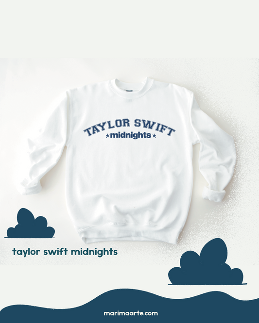 TAYLOR SWIFT MIDNIGHTS VARSITY PULLOVER