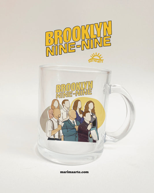 BROOKLYN NINE NINE GLASS MUG - GROUP