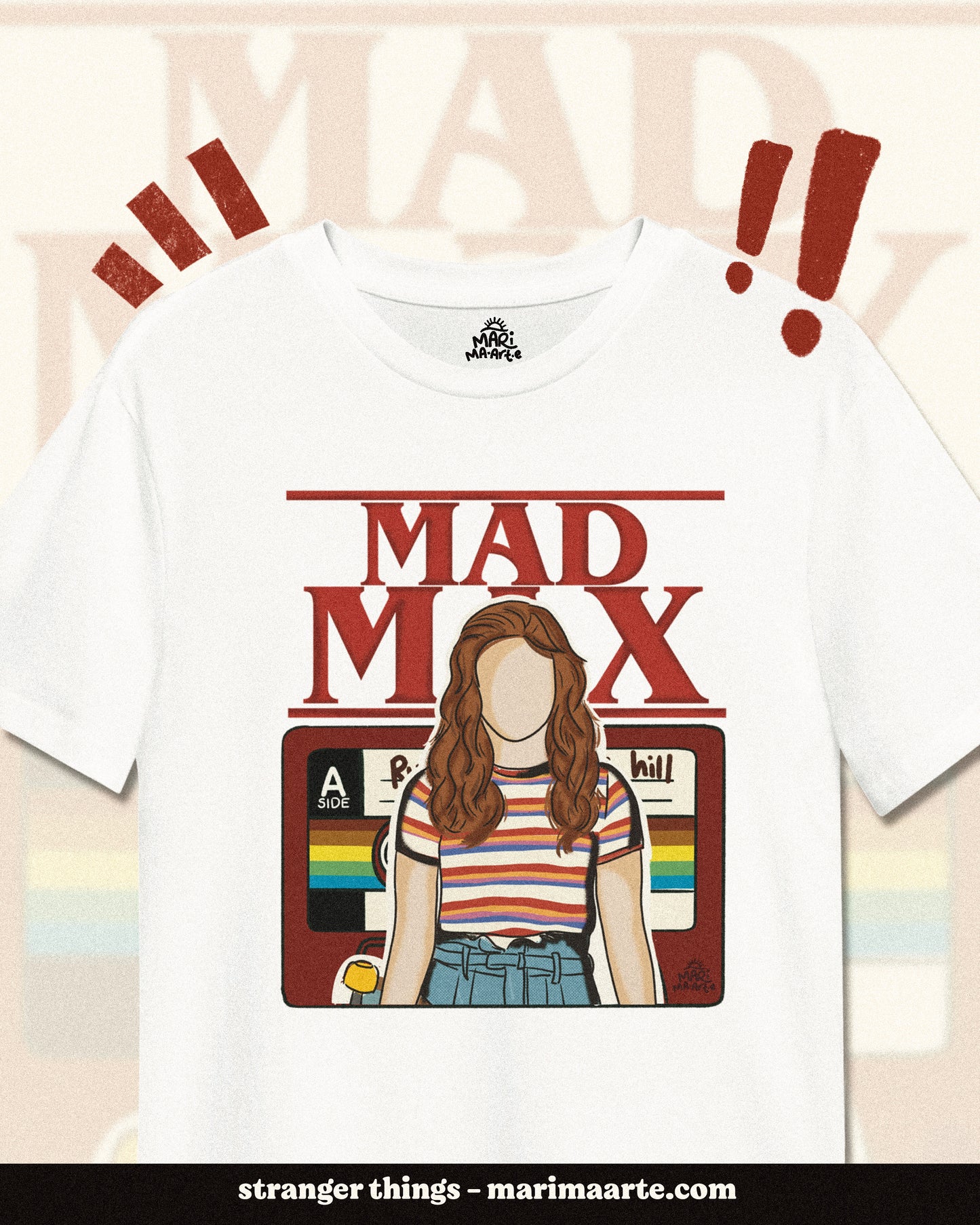 STRANGER THINGS MAD MAX SHIRT