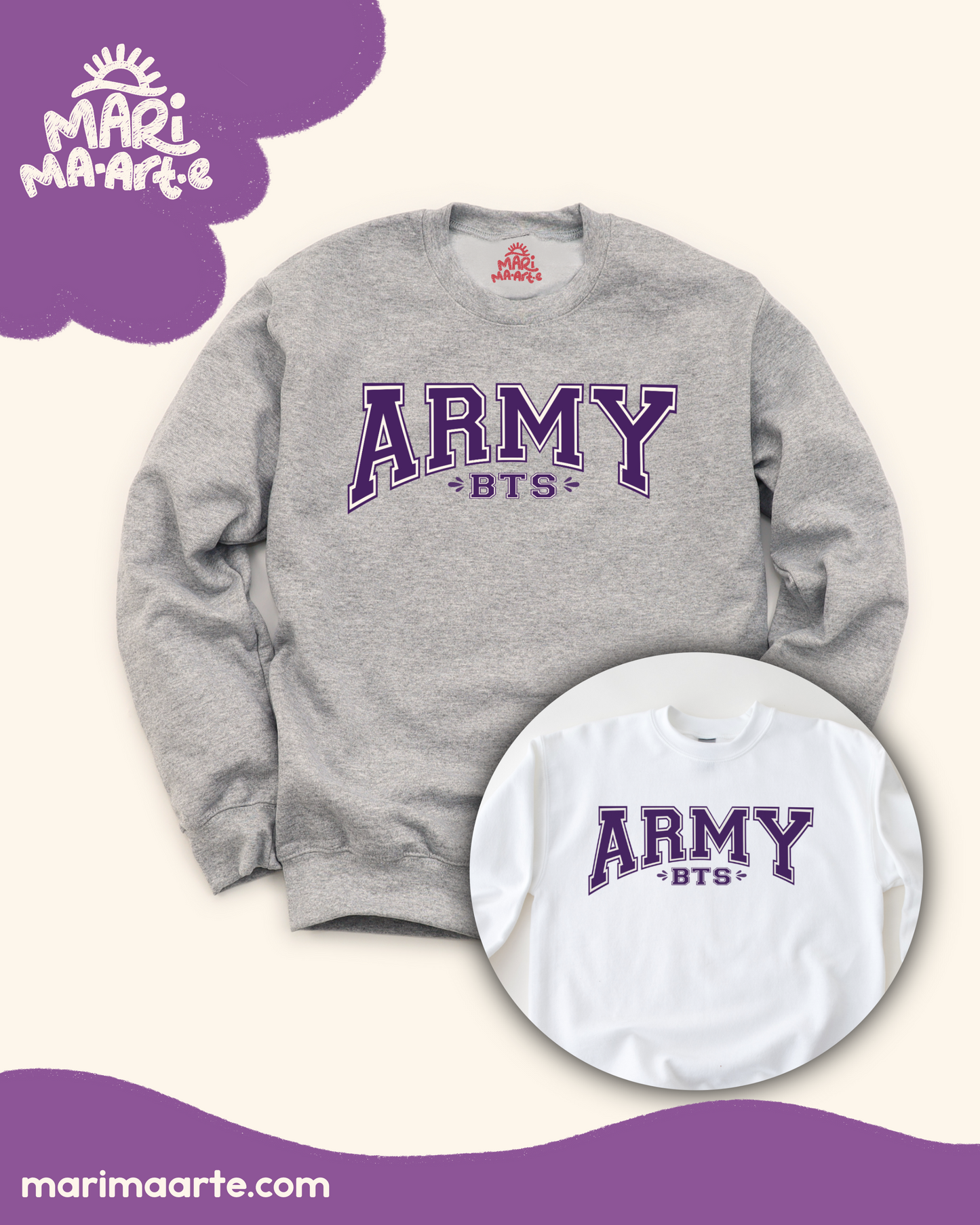 BTS ARMY VARSITY PULLOVER