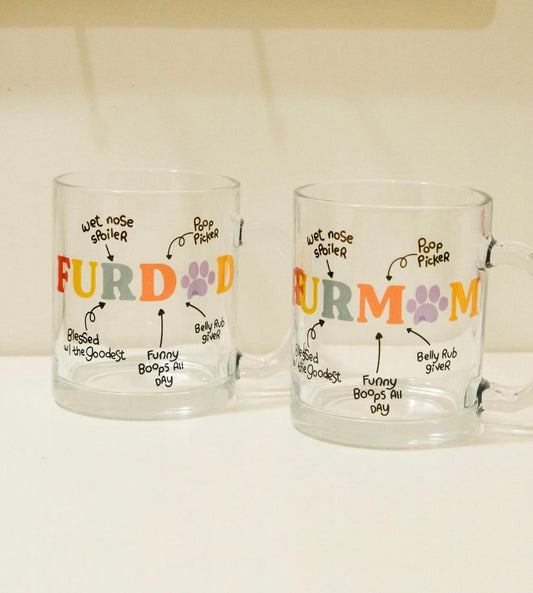 FURMOM / FURDAD GLASS MUG