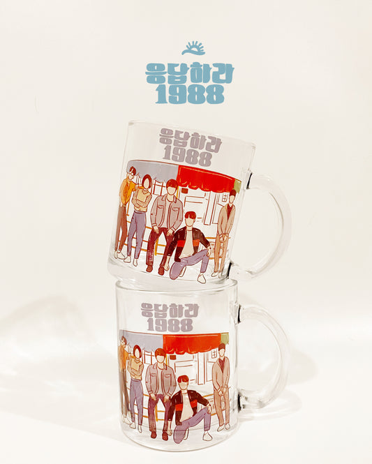 REPLY 1988 GLASS MUG - SSAMUNDONG