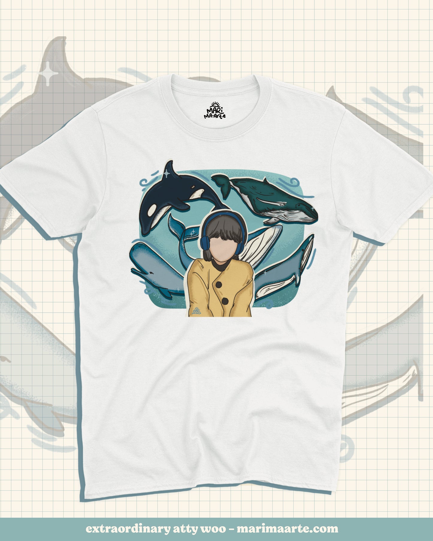 YOUNG WOO HEADPHONES SHIRT