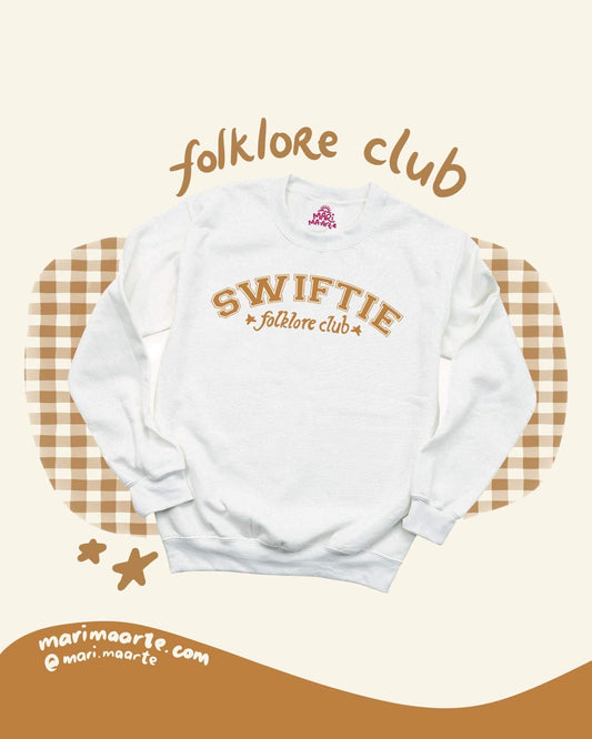 TAYLOR SWIFT FOLKLORE CLUB VARSITY PULLOVER