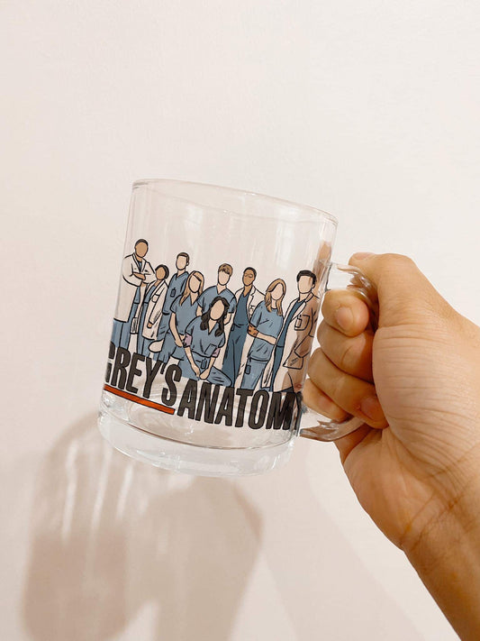 GREYS ANATOMY GLASS MUG