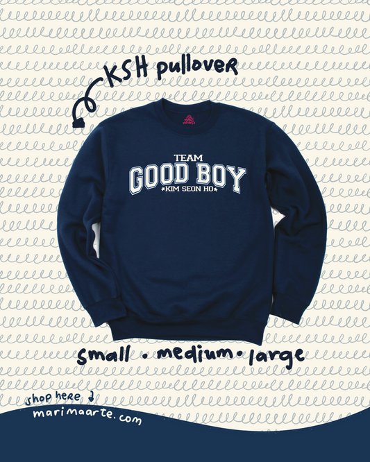 KIM SEON HO GOOD BOY PULLOVER (NAVY)