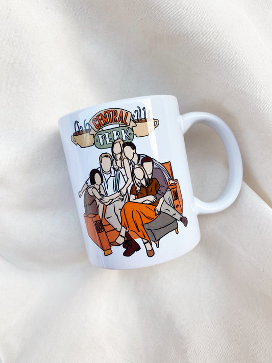 FRIENDS CENTRAL PERK CERAMIC MUG