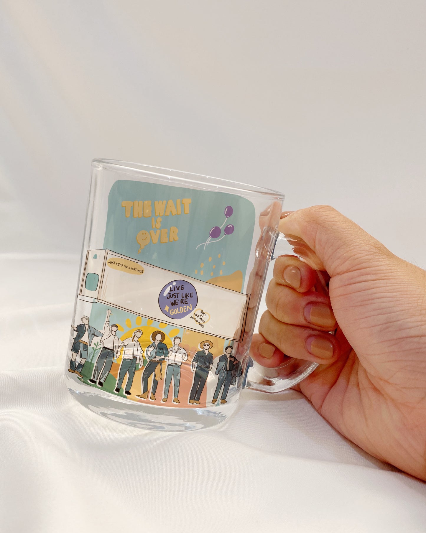 PERMISSION TO DANCE GLASS MUG