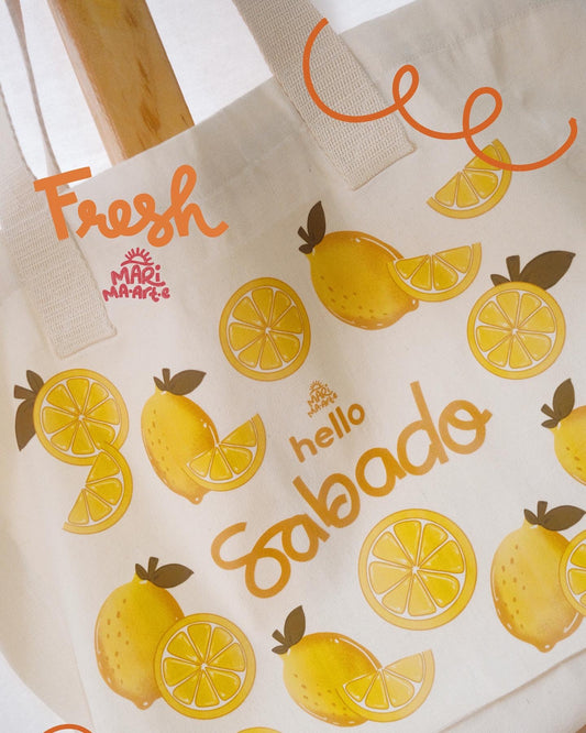 FRESH MARKET BAG - LEMONS