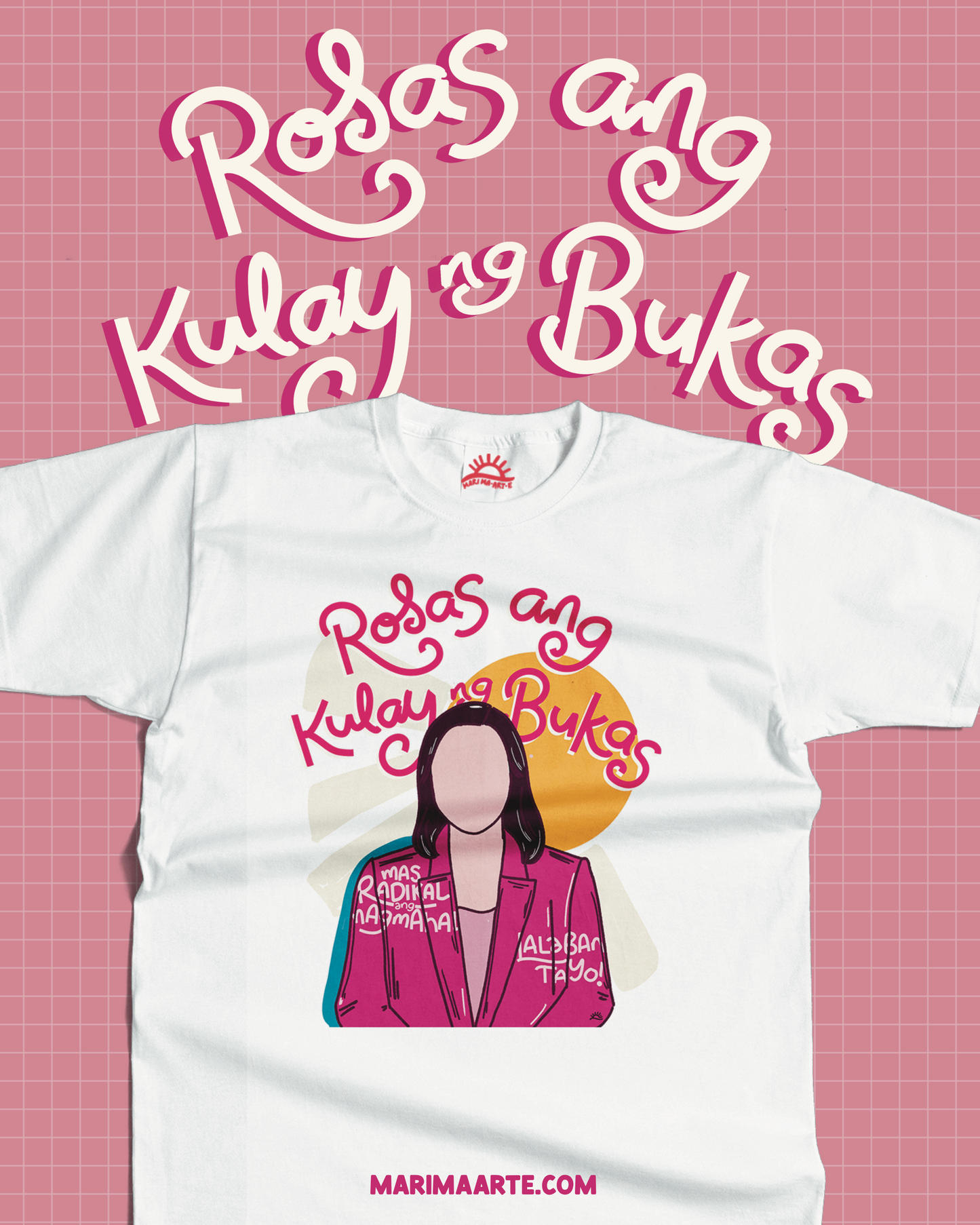 ROSAS ANG KULAY NG BUKAS SHIRT