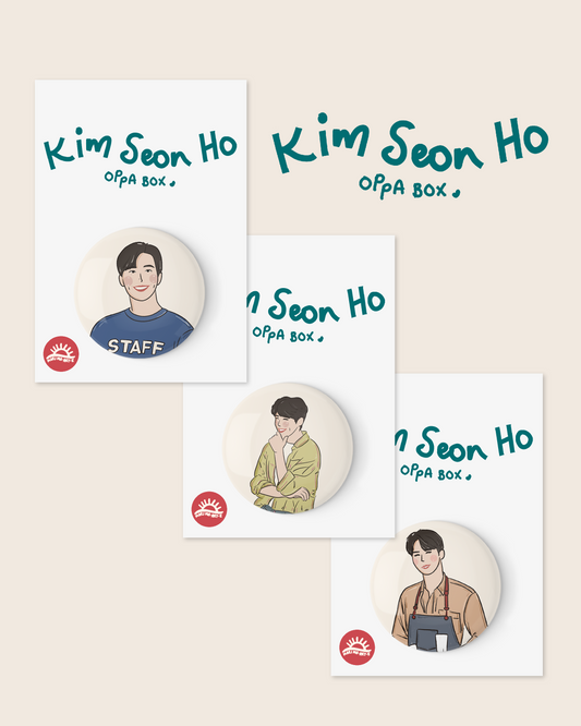 KIM SEON HO BUTTON PINS