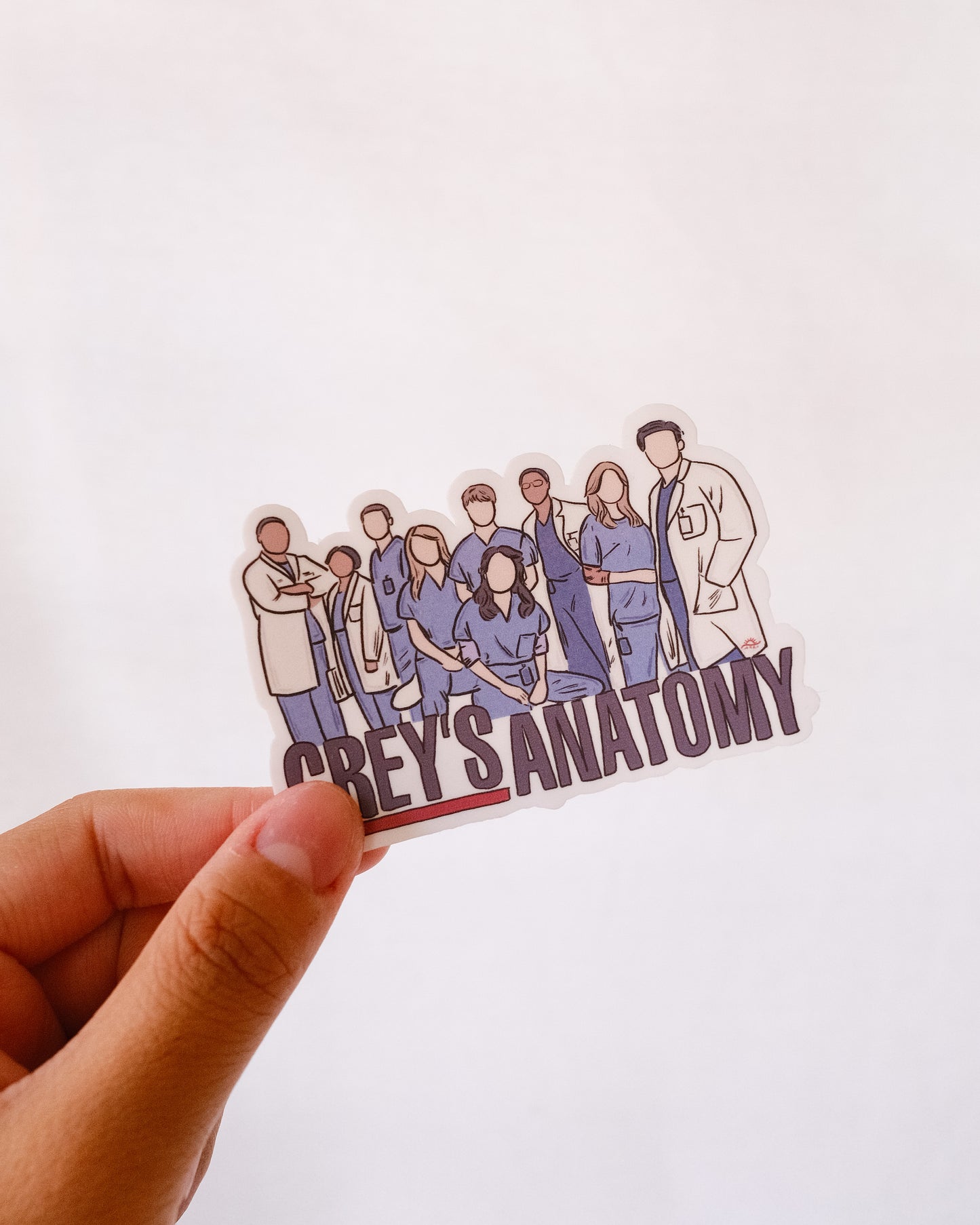 GREYS ANATOMY STICKER (PACK OF 2 PIECES)