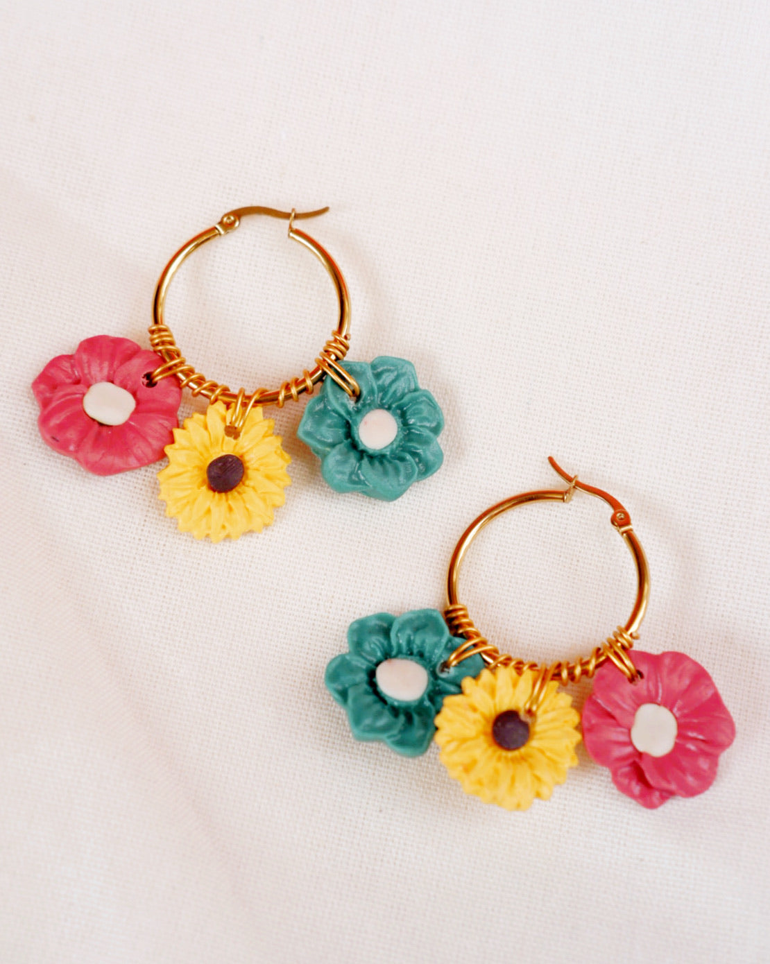 SUMMER ‘21 FLORAL CHARM HOOP