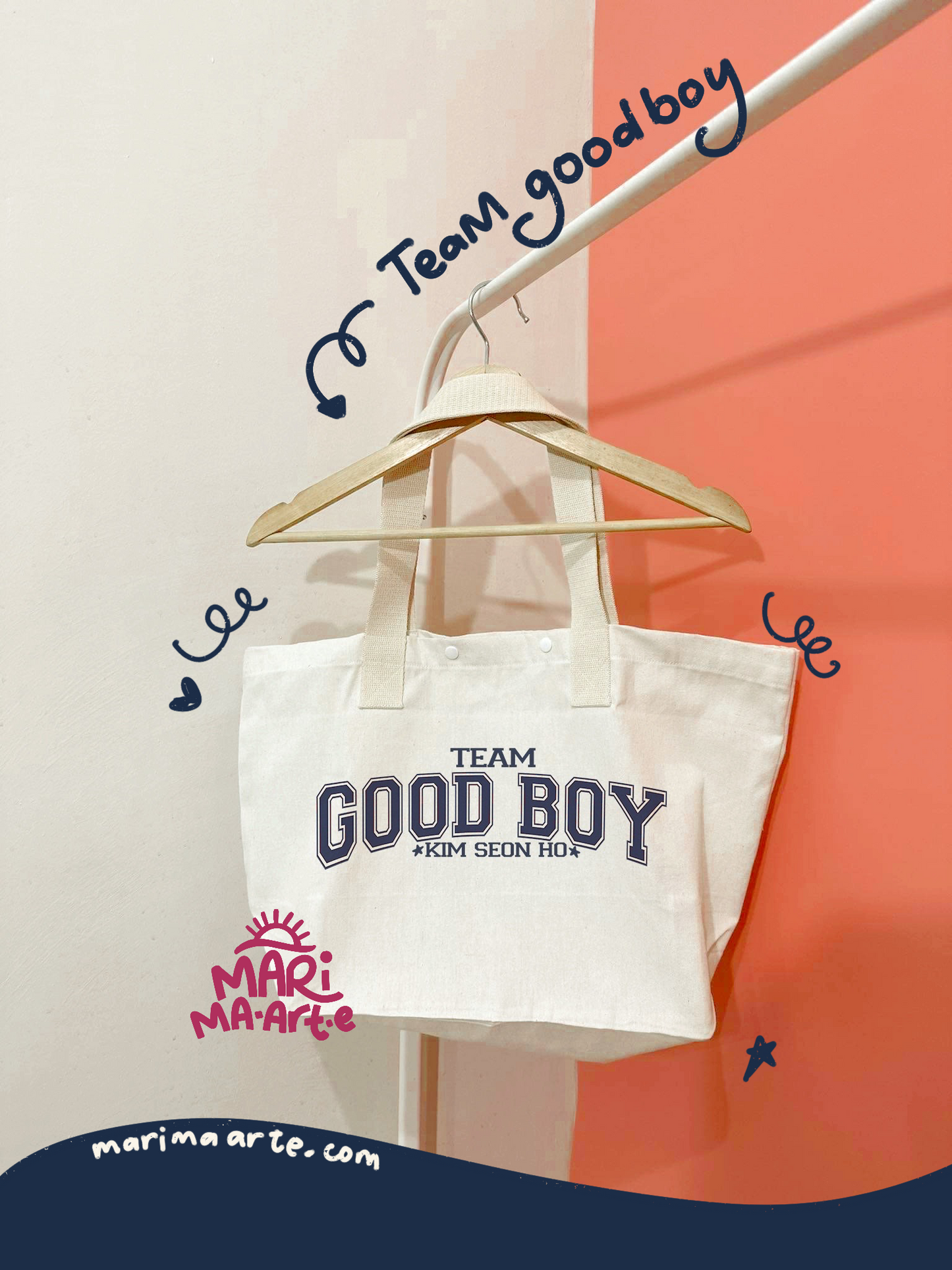 KIM SEON HO GOOD BOY BEACH TOTE