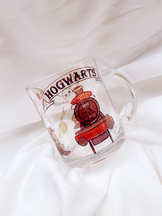 HOGWARTS GLASS MUG