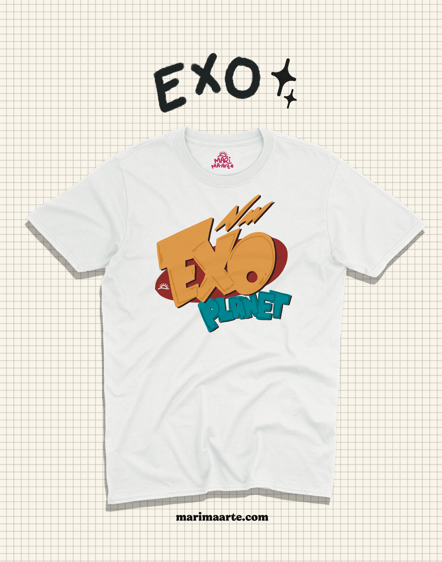 EXO COMIC LOGO SHIRT