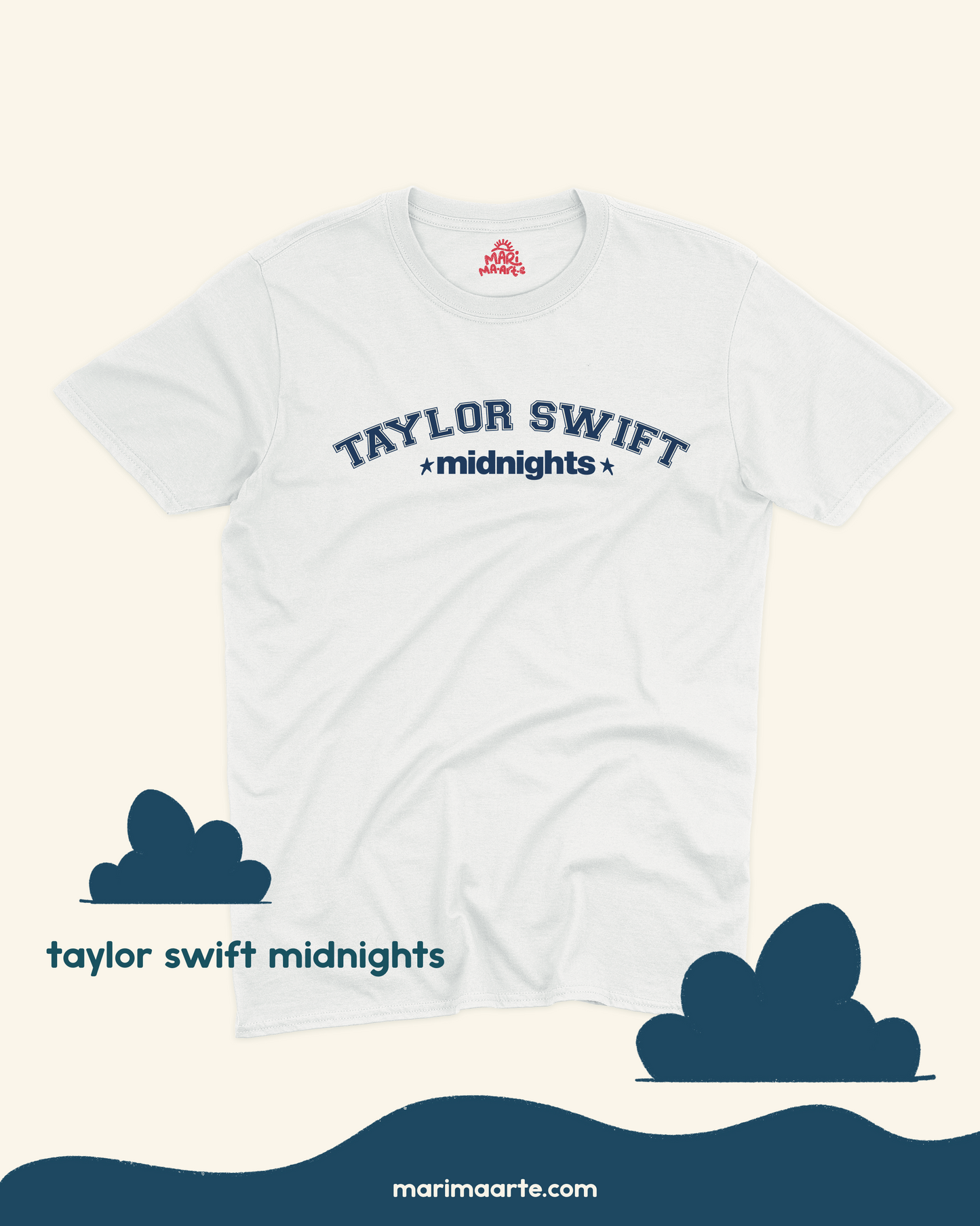 TAYLOR SWIFT MIDNIGHTS VARISTY SHIRT