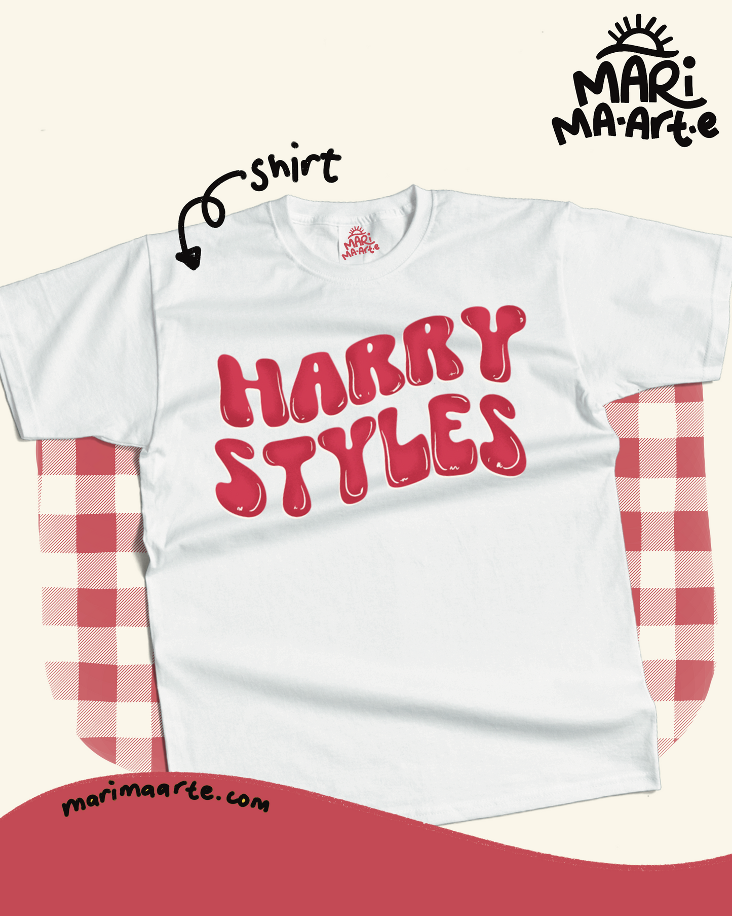 HARRY STYLES NAME SHIRT