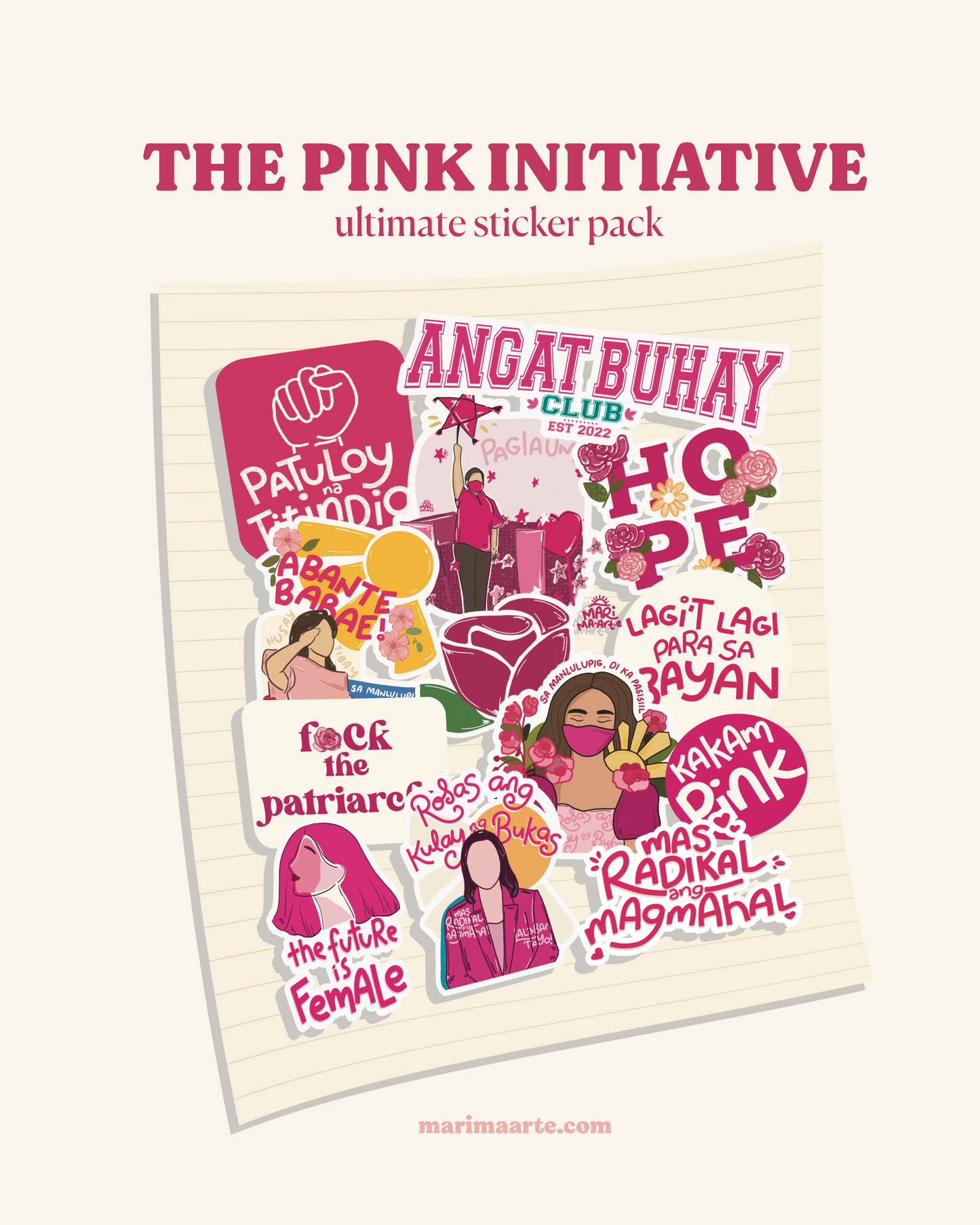 THE PINK INITIATIVE STICKER PACK