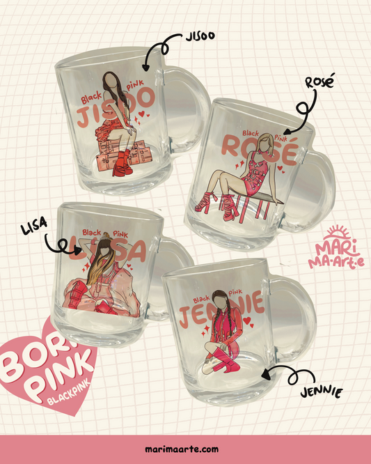 BLACKPINK GLASS MUG