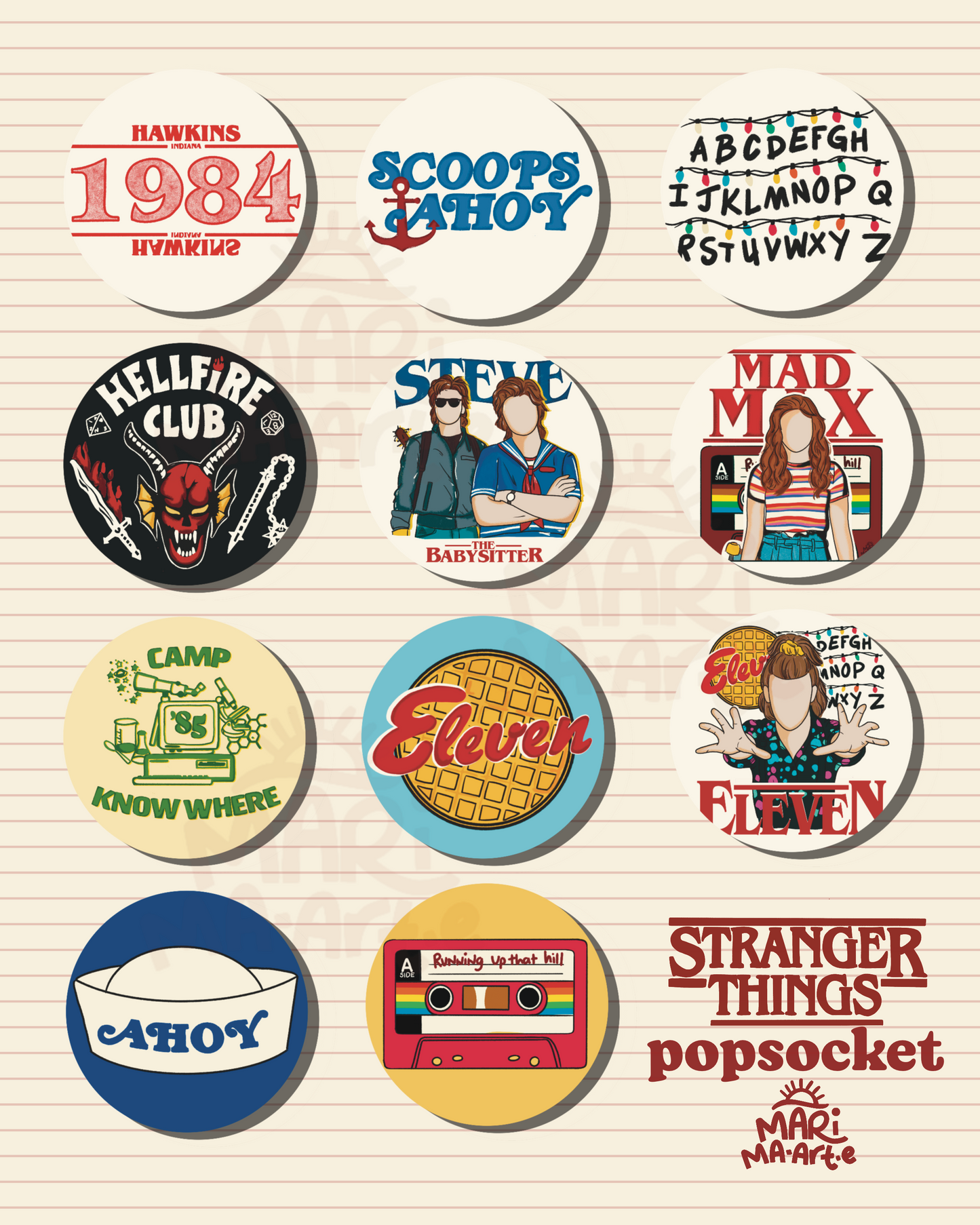 STRANGER THINGS POPSOCKET